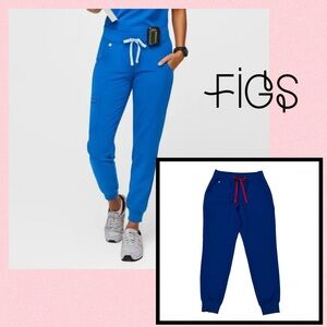 FIGS Light Blue Jogger Scrub Pants Athletic Casual Technical Collection Sz Small